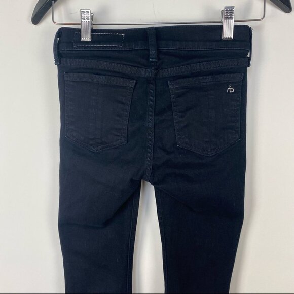 rag & bone | Capri Skinny in Blue/Black‎ Coal Wash - Picture 5 of 12